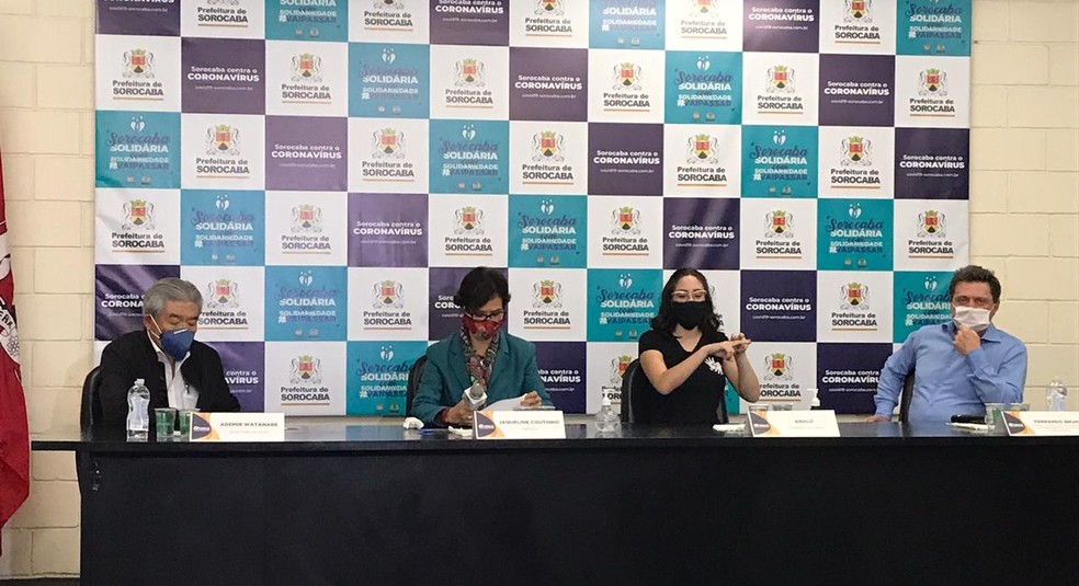 Decis&atilde;o foi anunciada em coletiva nesta sexta-feira (17) &mdash; Foto: Mayara Corr&ecirc;a/TV TEM