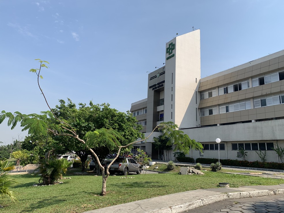 Hospital e Pronto-Socorro João Lúcio, na Zona Leste de Manaus. — Foto: Patrick Marques/G1 AM