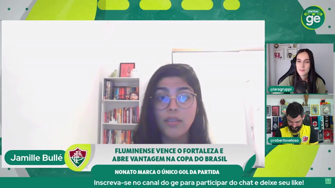 'Ele tem mexido o mínimo possível', comenta Jamille Bullé sobre o rendimento do Fluminense