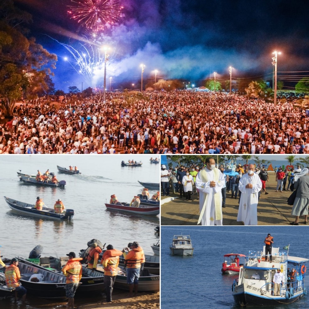 Festa de Réveillon, o torneio de Pesca Amadora Esportiva ao Tucunaré, e a festa de Nossa Senhora dos Navegantes. — Foto: Cedida