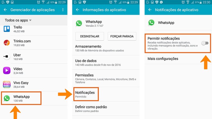 Desative de vez as notificações do WhatsApp no Android (Foto: Reprodução/Barbara Mannara)
