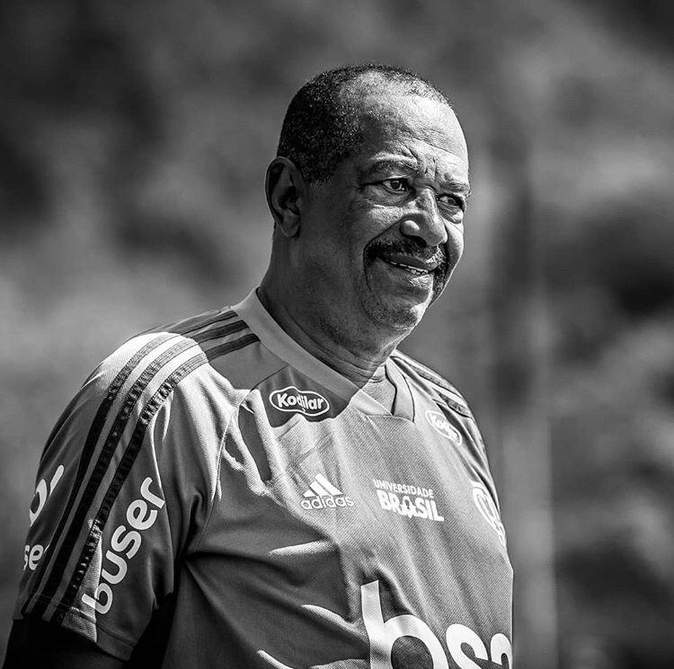 Jorginho, massagista do Flamengo por 40 anos, perdeu a luta contra a Covid-19 — Foto: Alexandre Vidal / Flamengo