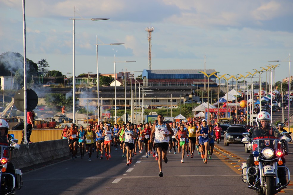 Maratona de Manaus percorrerá os principais pontos da capital amazonense — Foto: Gabriel Mansur