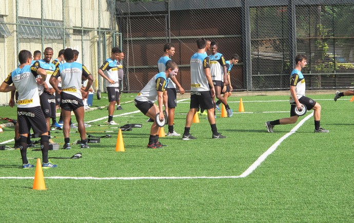 treino Botafogo (Foto: Marcelo Baltar)