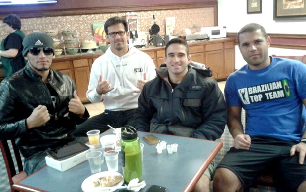 Toninho Fúria, Murilo Bustamante, Pedro Nobre e Diego Gamonal. (Foto: Evelyn Rodrigues)