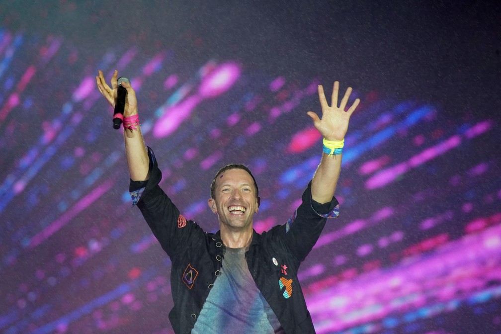 Coldplay no Rock in Rio 2022 — Foto: Stephanie Rodrigues 