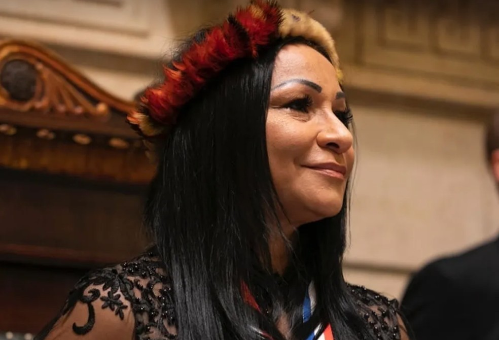 Silvia Waipi, do Amap — Foto: Facebook/Reproduo