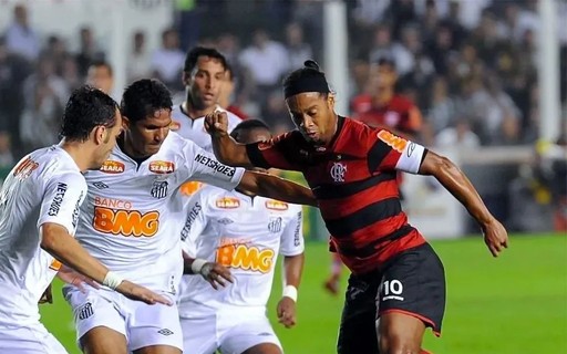 Flamengo vs santos discount ronaldinho vs neymar