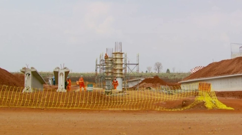 Obras na MG-050 em Itaú de Minas (MG) já começaram — Foto: Reprodução/EPTV