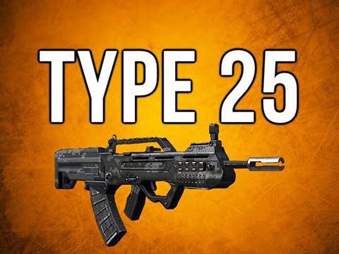 Type 25 é um dos rifles mais rápidos do game (Foto: Reprodução/YouTube)