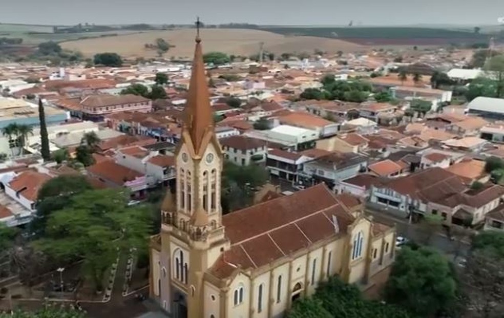 A cidade de Santa Cruz das Palmeiras &mdash; Foto: Reprodu&ccedil;&atilde;o/EPTV