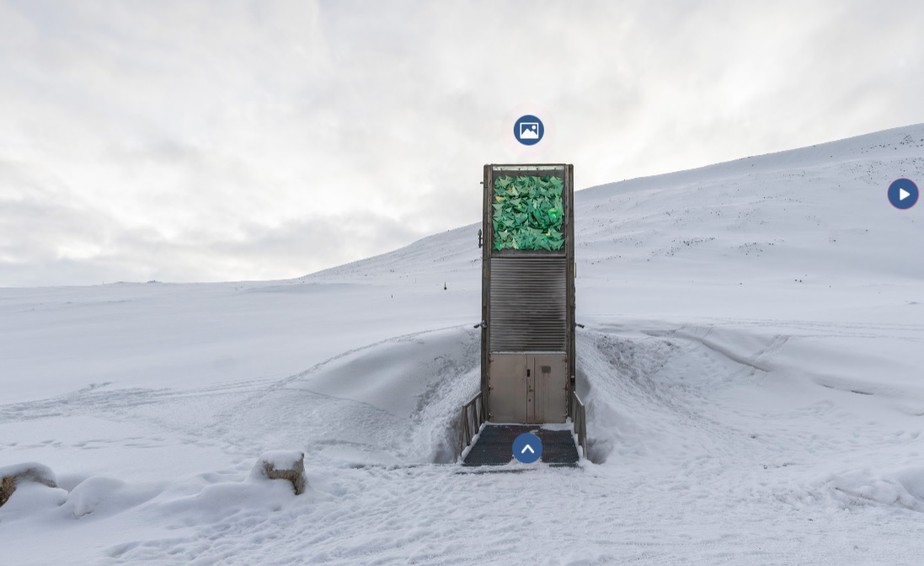 Tour virtual permite que visitantes possam pela primeira vez conhecer o interior de famoso banco de sementes no Ártico, o Svalbard Global Seed Vault