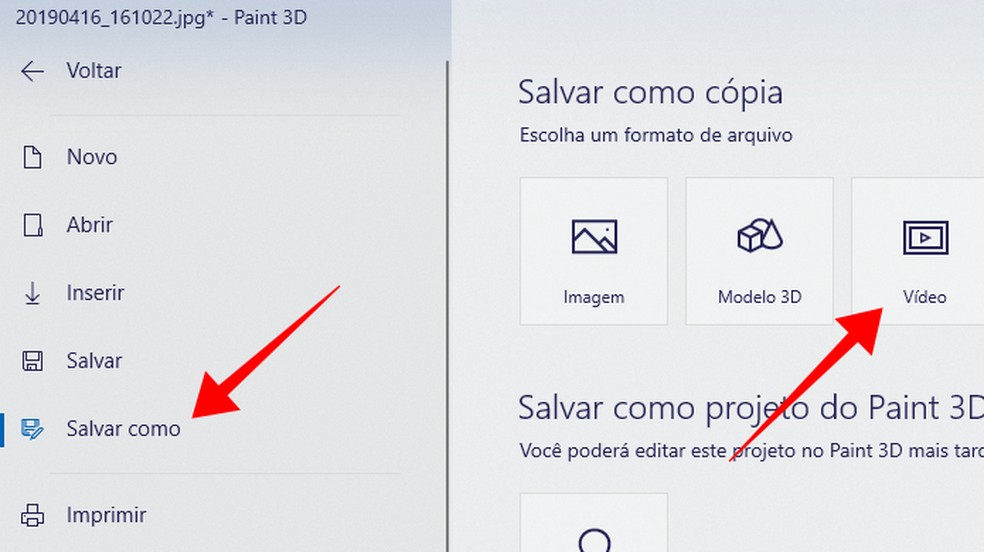 Como Fazer Uma Animacao Com O Paint 3d Editores Techtudo
