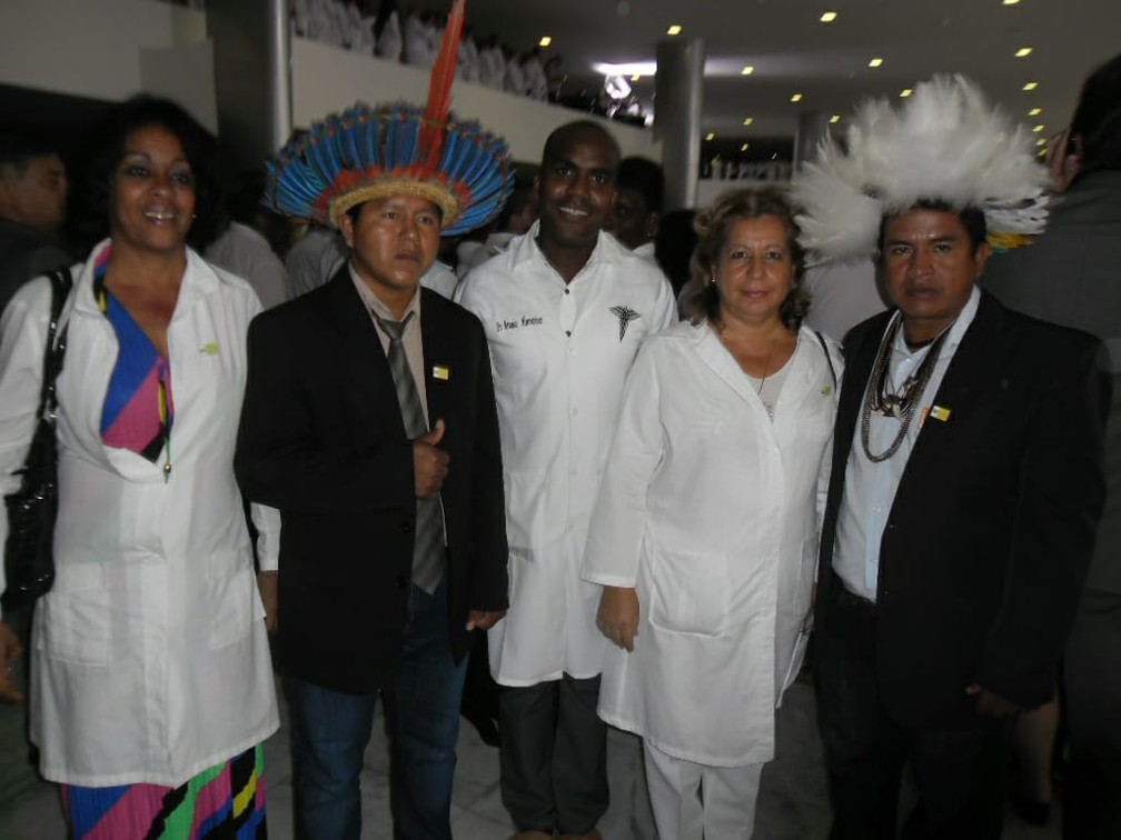 Arumis e líderes de comunidades indígenas cultivaram relação de confiança ao longo dos cinco anos do programa — Foto: Arquivo pessoal