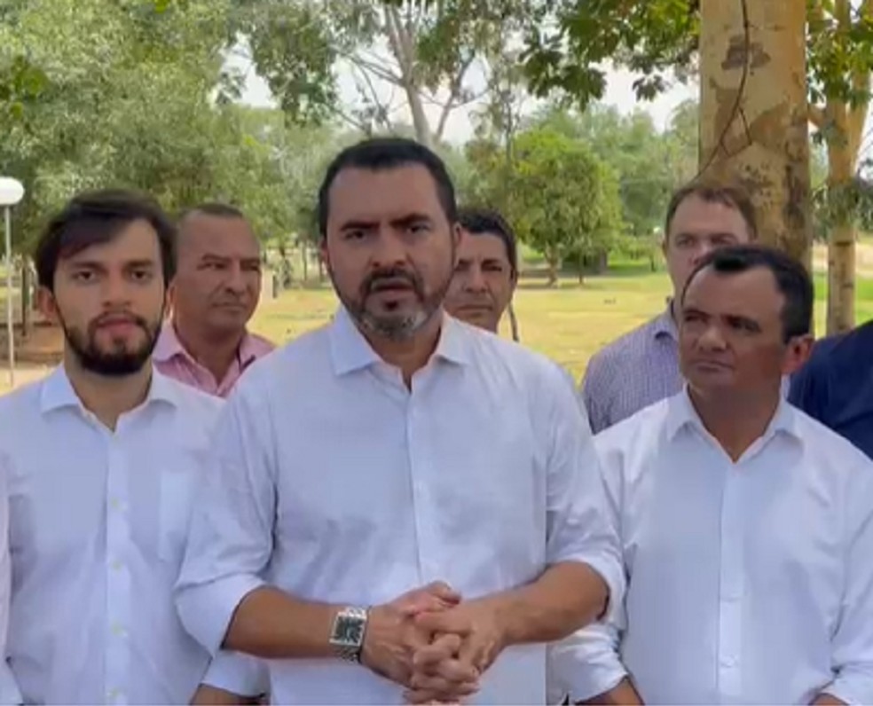 Governador em exercício, Wanderlei Barbosa, explicou decisão em vídeo — Foto: Reprodução