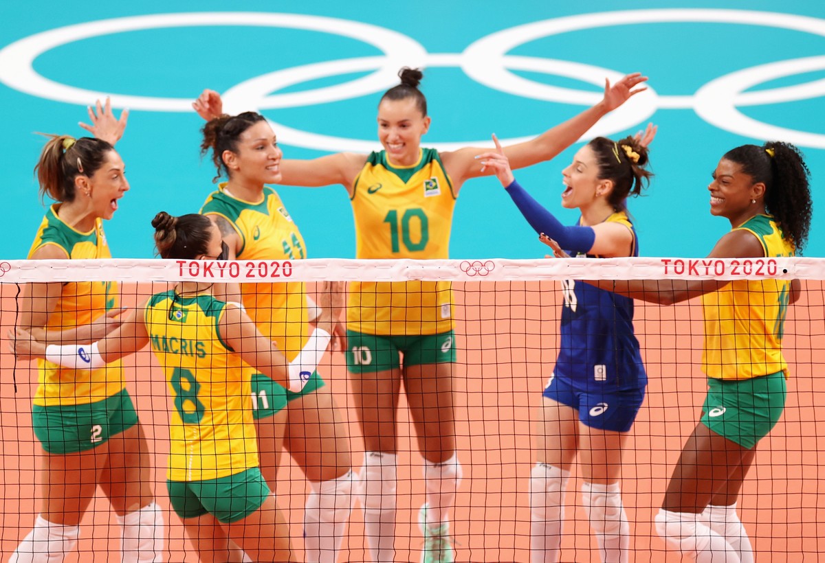 Brasil se impõe e vence a Coreia na estreia do vôlei ...