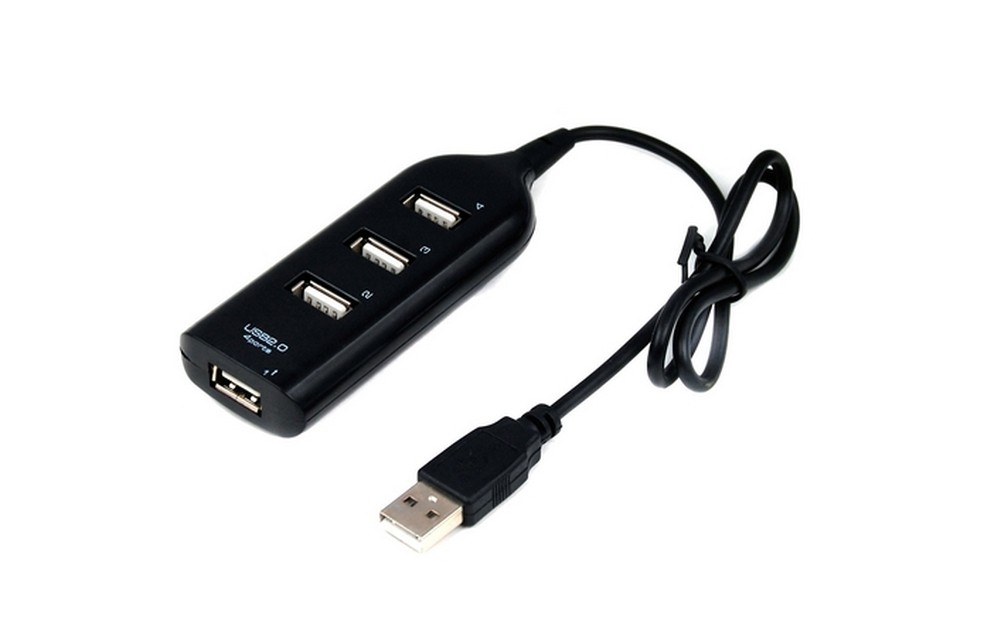 Hub USB 2.0 são baratos e podem ser encontrados em qualquer loja de informática — Foto: Divulgação/MD9