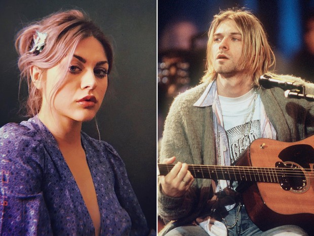Frances Bean Cobain fala da herança do pai, Kurt Cobain (Foto: Reprodução / Instagram e Getty Images)