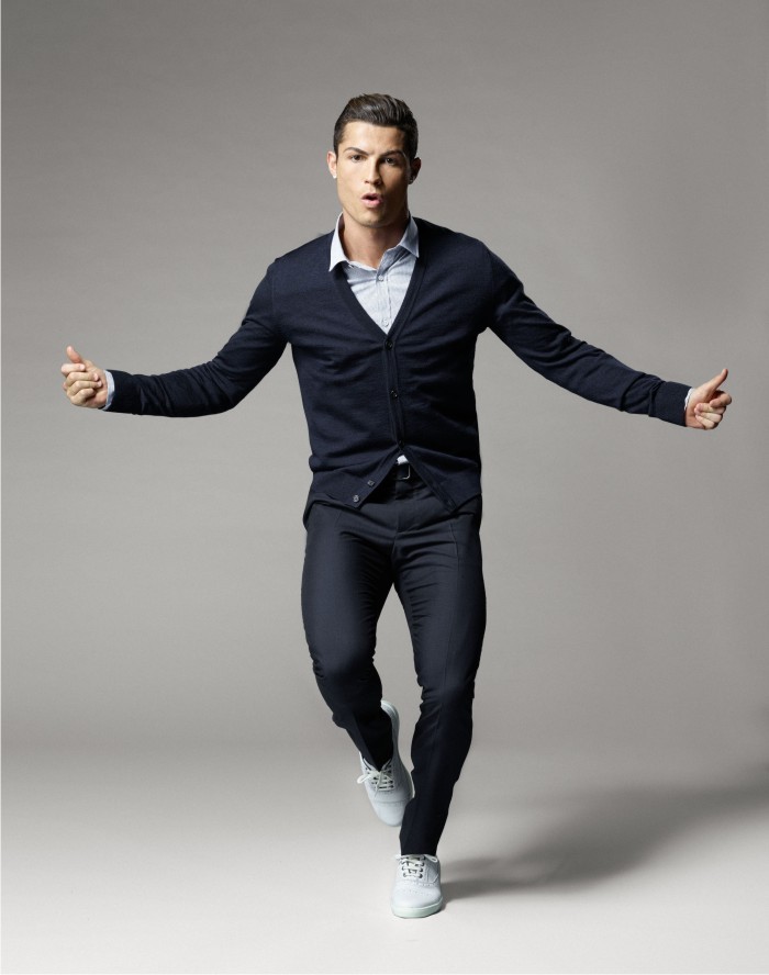 Cristiano Ronaldo apresenta a CR7 Footwear, sua linha de sapatos (Foto: Divulgação)