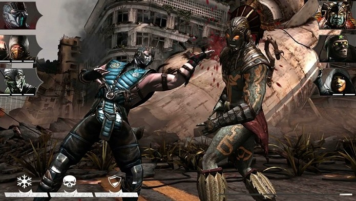 Mortal Kombat X chega com muito sangue ao iOS (Foto: Divulga??o)