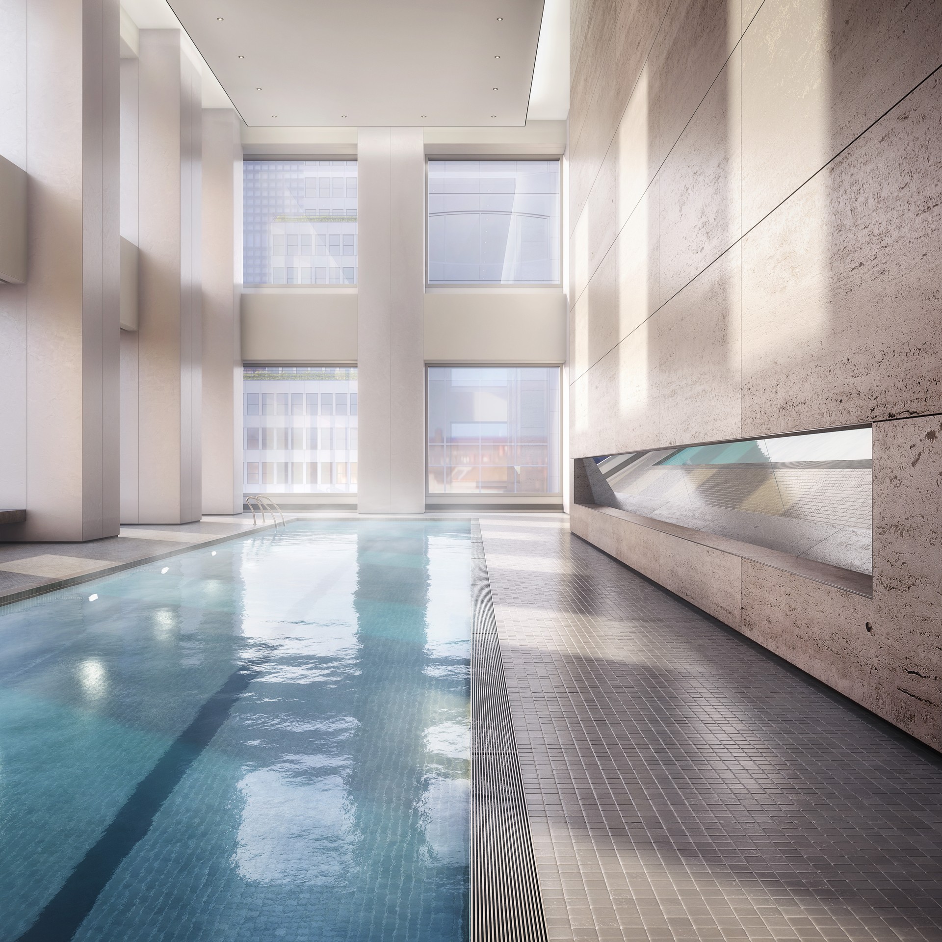 432 Park Avenue contará com piscinas de 12 metros (Foto: Reprodução)