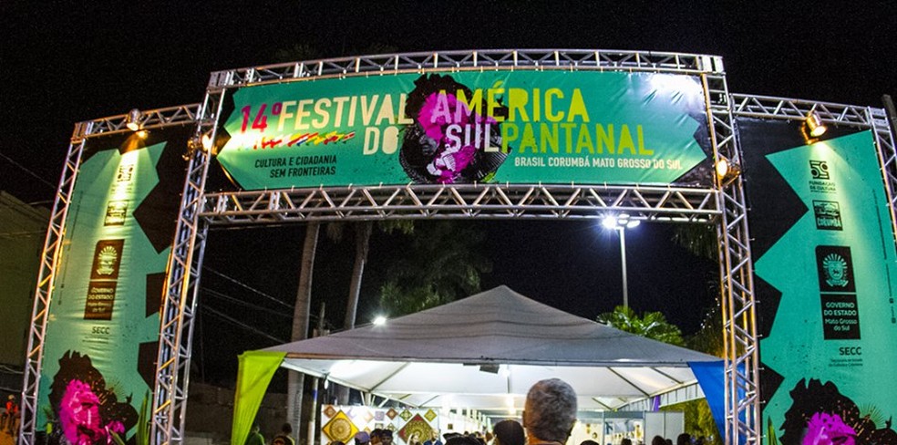 A 14ª edição do Festival América do Sul Pantanal entre 24 e 27 de maio de 2018. — Foto: Reprodução/PrefeituraMunicipal