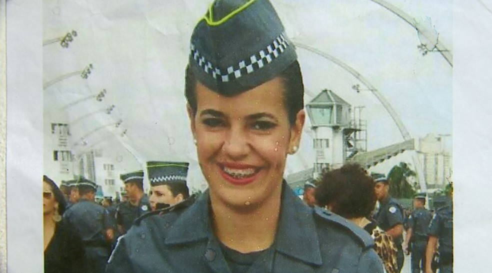 A policial militar Larissa Santos Velasco foi assassinada em Leme em 2015 (Foto: Reprodução/EPTV)