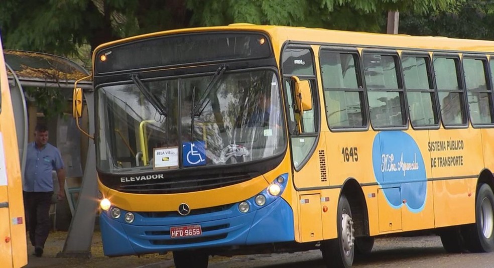 Empresa Nossa Senhora Aparecida alterou horários e linhas de ônibus (Foto: Reprodução/TV TEM)