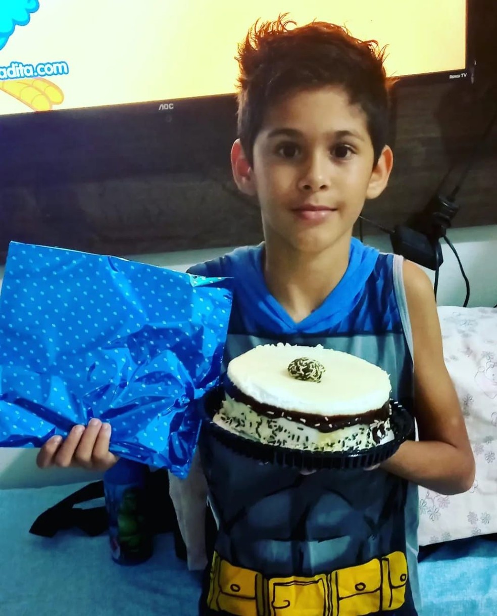 João Vitor, de  11 anos, morreu atropelado em Rondonópolis.  — Foto: Cedida