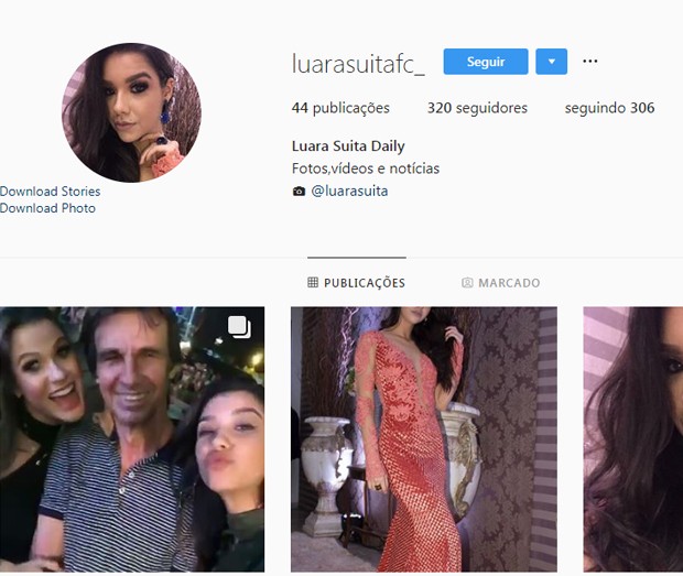 Luara Suita, irmã de Andressa Suita, ganha fã-clube na web (Foto: Reprodução/Instagram)