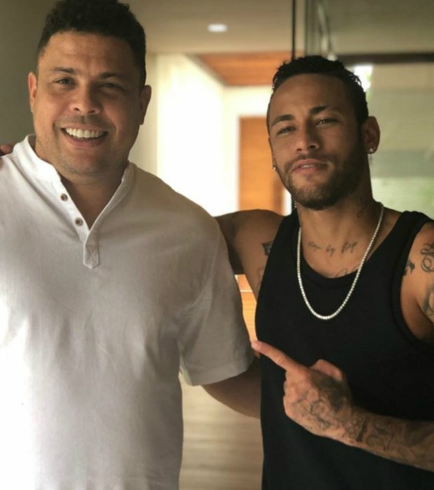 Ronaldo visita Neymar (Foto: Reprodução Instagram)