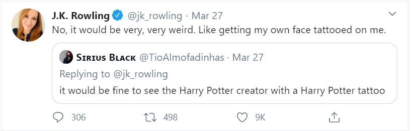 J.K. Rowling (Foto: Twitter)