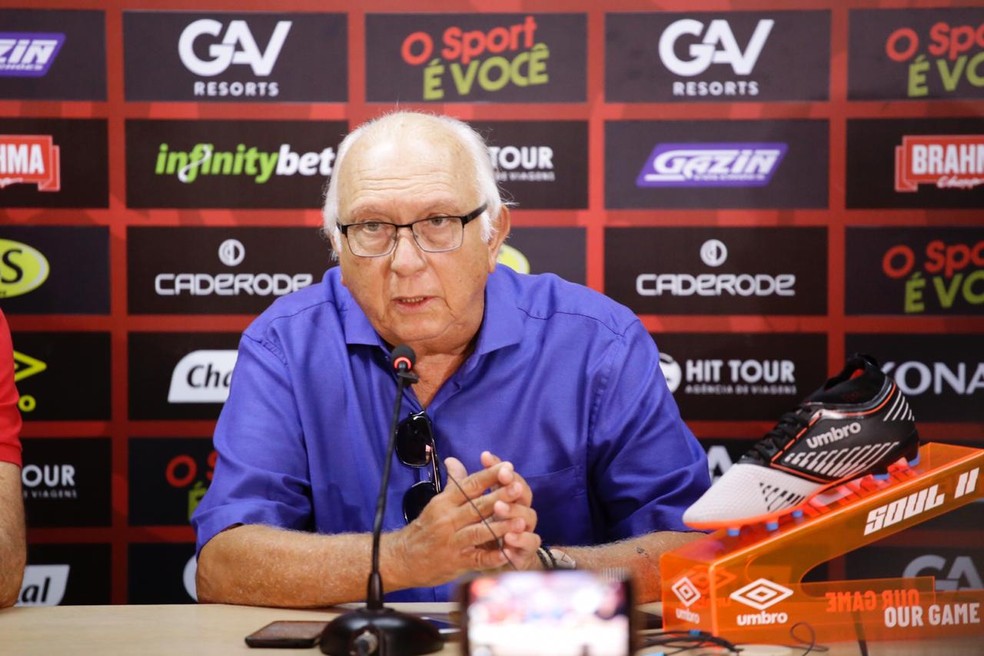Presidente Milton Bivar, a frente do Sport desde o in&iacute;cio de 2019 &mdash; Foto: Anderson Stevens / Sport Club do Recife