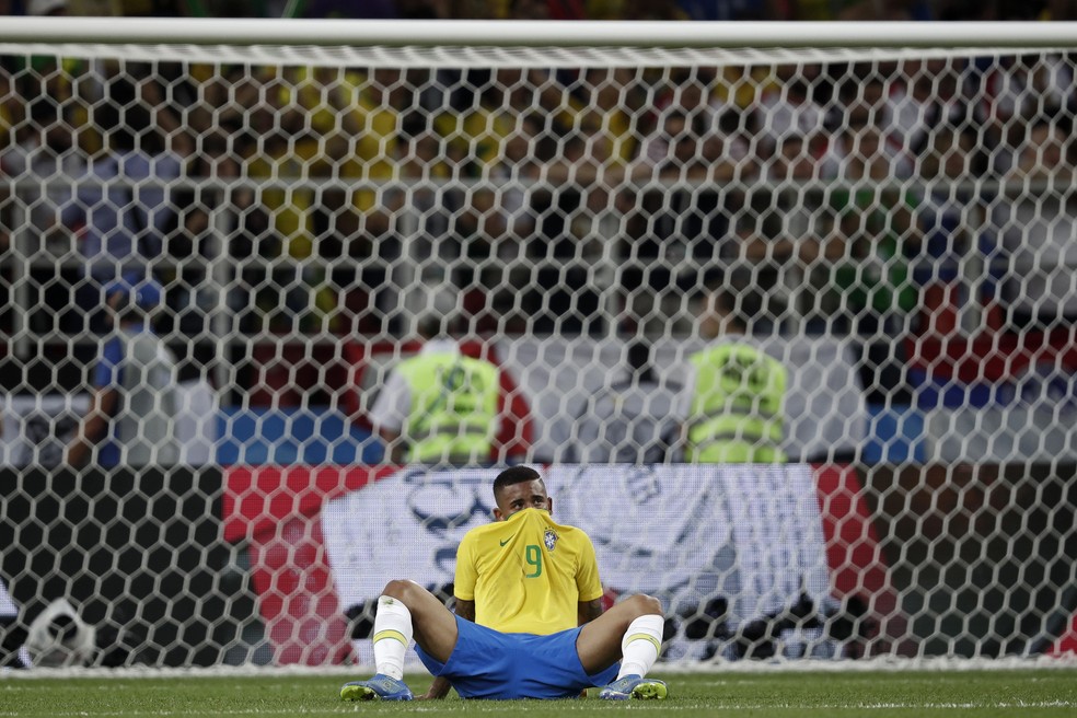 Gabriel lamenta gol perdido na Copa: atacante passou em branco — Foto: André Mourão / MoWA Press
