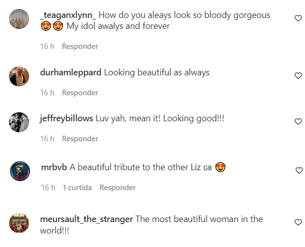 Fãs de Elizabeth Hurley teceram elogios às fotos dela em praia no Caribe (Foto: Reprodução / Instagram)