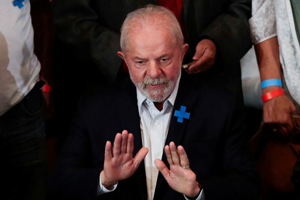 Presidente Luiz In&aacute;cio Lula da Silva discursa em S&atilde;o Paulo &mdash; Foto: Reuters/Suamy Beydoun
