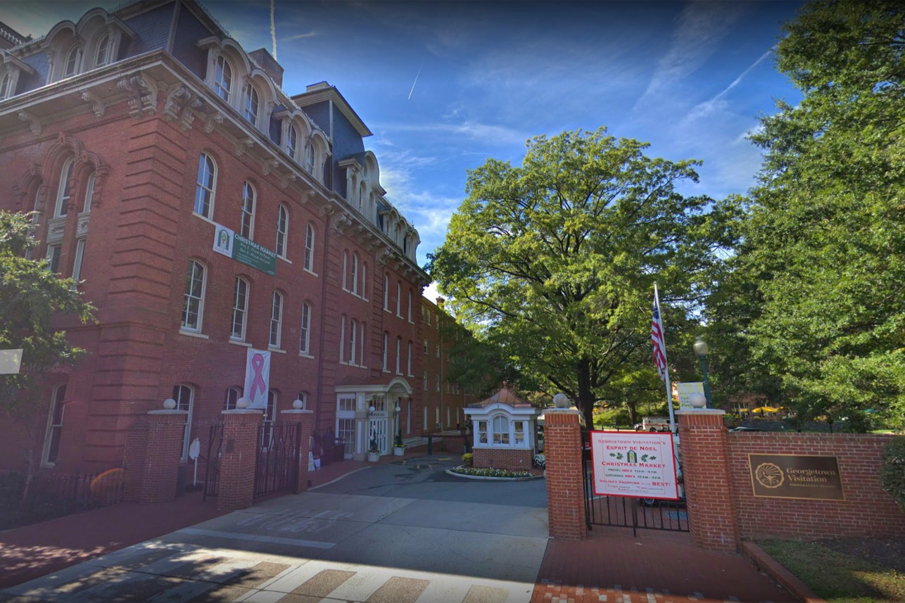 Georgetown Visitation Preparatory School, localizada em Washington, D.C. (Foto: Google Street View)