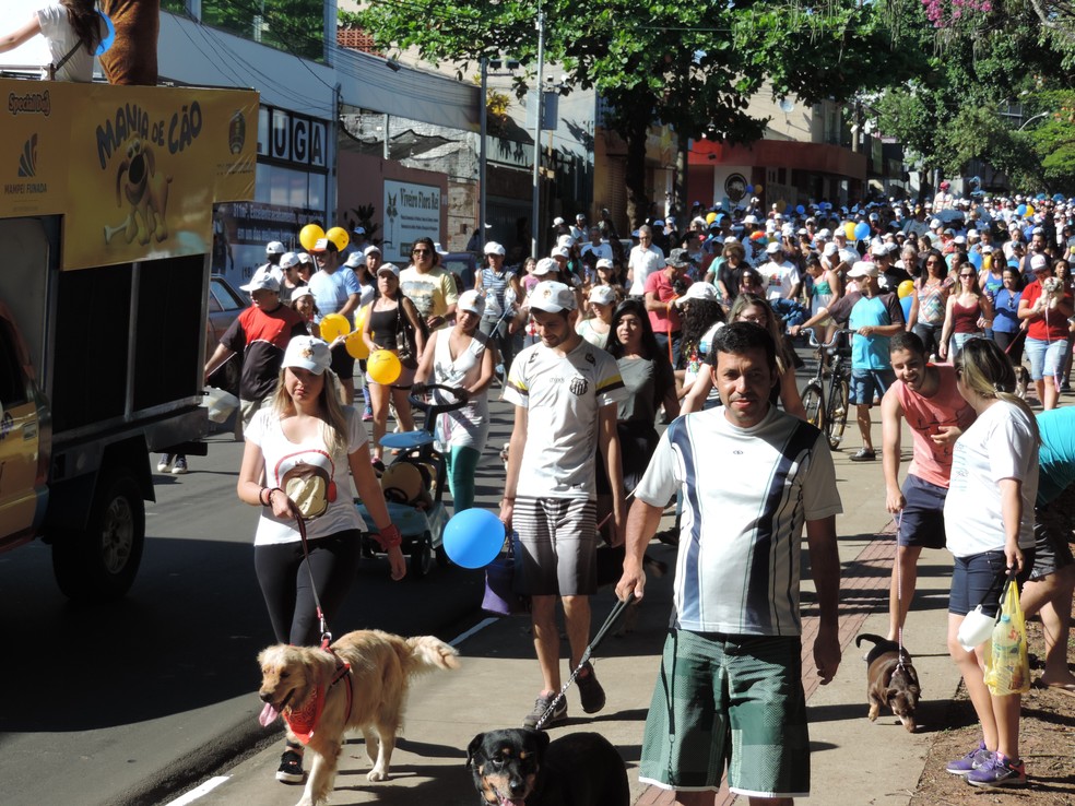 10º Mania de Cão foi realizado neste domingo (27) (Foto: Stephanie Fonseca/G1)