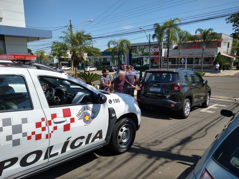 Polícia Militar realizou as detenções e evitou conclusão do crime, em Piracicaba — Foto: Divulgação/ Polícia Militar
