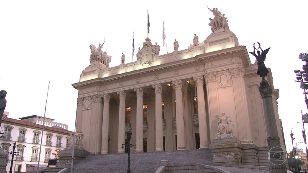Assembleia Legislativa do Estado do Rio de Janeiro, a Alerj (Foto: Reprodução/ TV Globo)