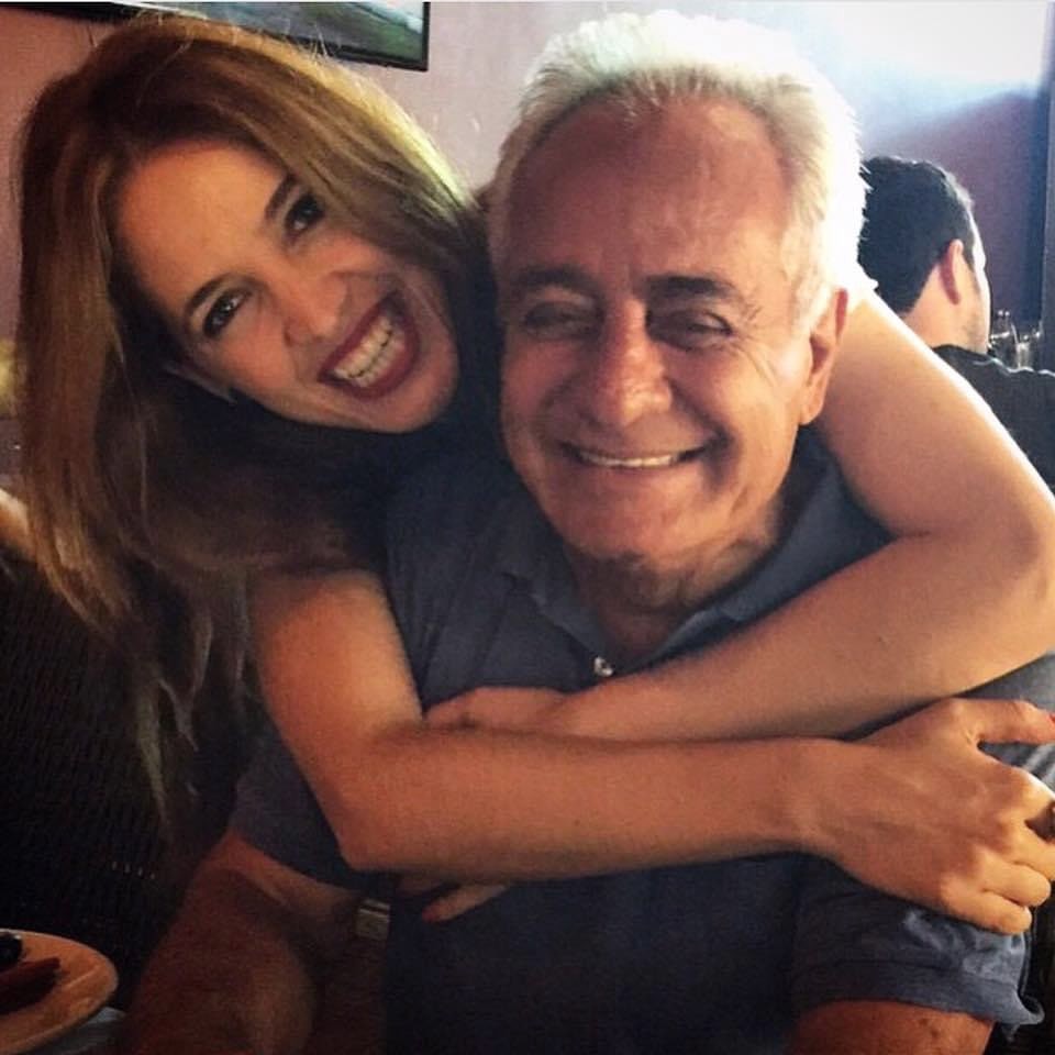 Poliana Abritta e o pai, José (Foto: Reprodução Instagram)