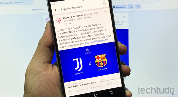 juventus x barcelona como assistir ao jogo da champions league ao vivo redes sociais techtudo