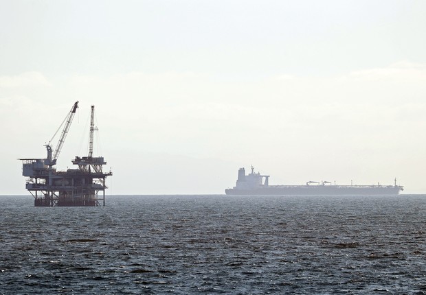 Plataforma de petróleo nos Estados Unidos (Foto: Michael Heiman/Getty Images)