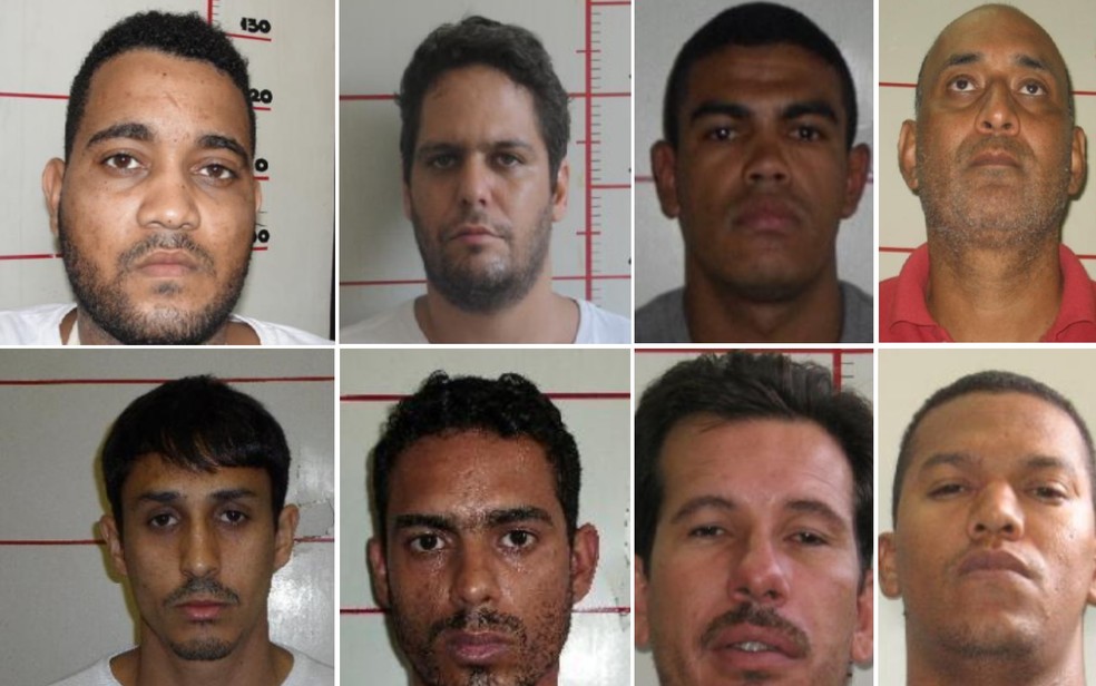Oito presos mais perigosos de Goiás são transferidos para Rondônia — Foto: Divulgação/SSP