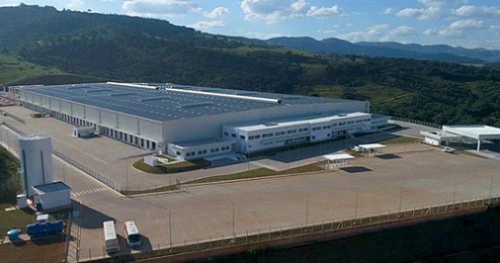 Galpão Extrema Business Park I, alugado para a Tok&Stok, em Extrema (MG) — Foto: Divulgação/Vinci Logística