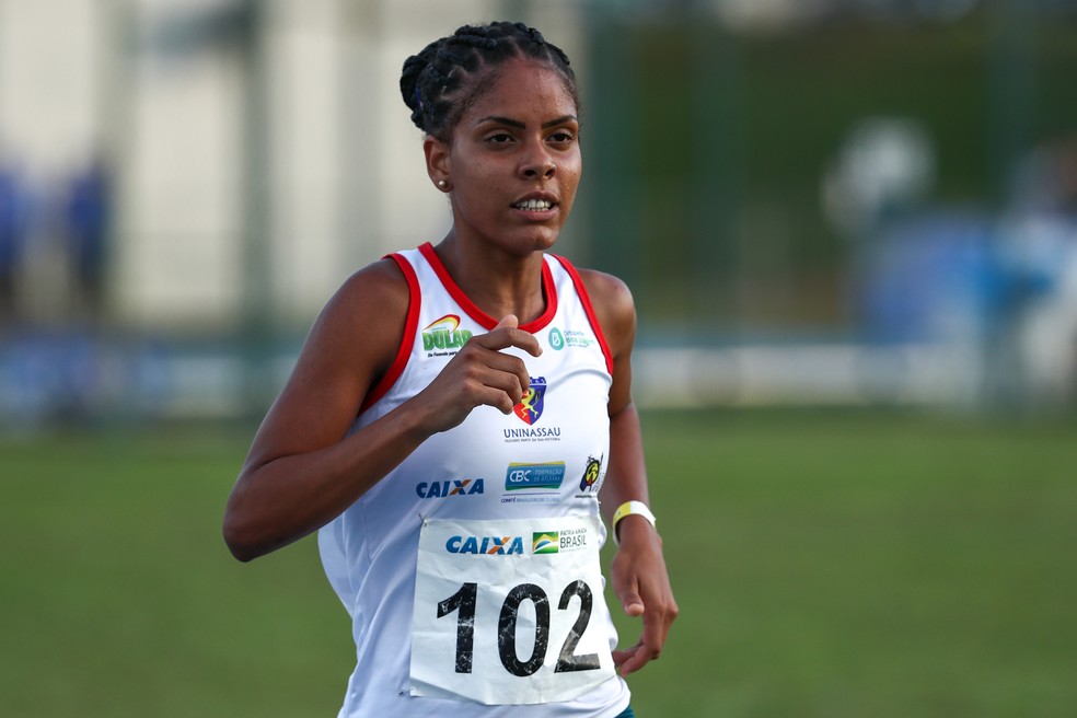 Mirelle Leite corre em São Paulo — Foto: Wagner Carmo/CBAt
