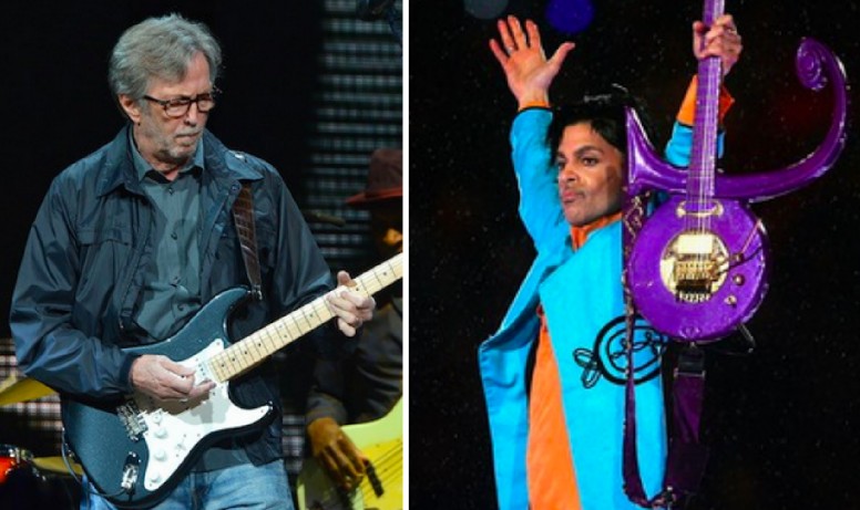 Eric Clapton e Prince (Foto: Getty Images)