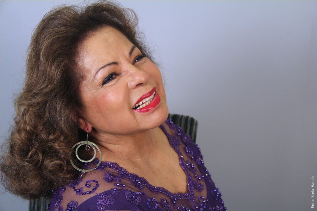 Cantora Angela Maria — Foto: Stela Handa
