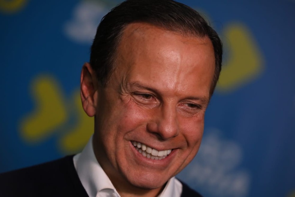 Doria apÃ³s confirmaÃ§Ã£o de seu nome no segundo turno para governo de SP â Foto: FÃ¡bio Tito/G1 