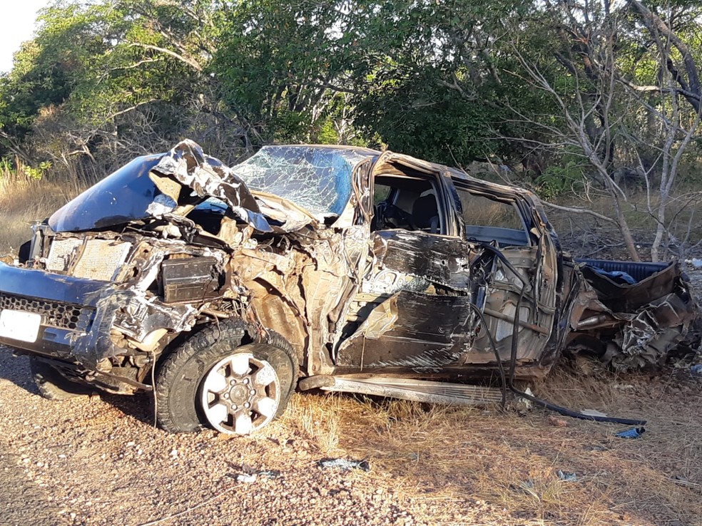 Motociclista sobrevive a acidente envolvendo quatro veículos na BR-316 no Maranhão — Foto: Divulgação/PRF
